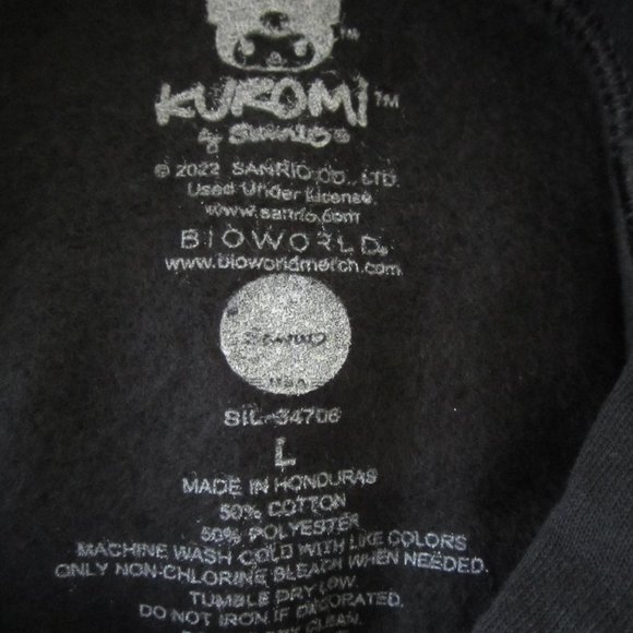 Kuromi Sanrio Black Hoodie - Picture 5 of 5